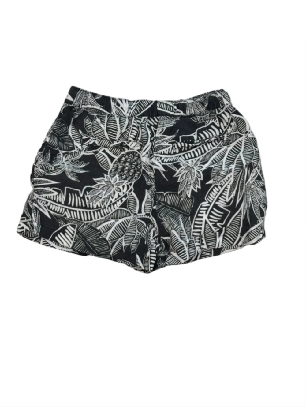 Christian Siriano 100% Linen Tropical Shorts